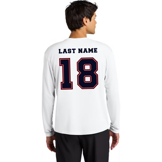 2026 Team Shirt - Long Sleeve Dri-Fit - White
