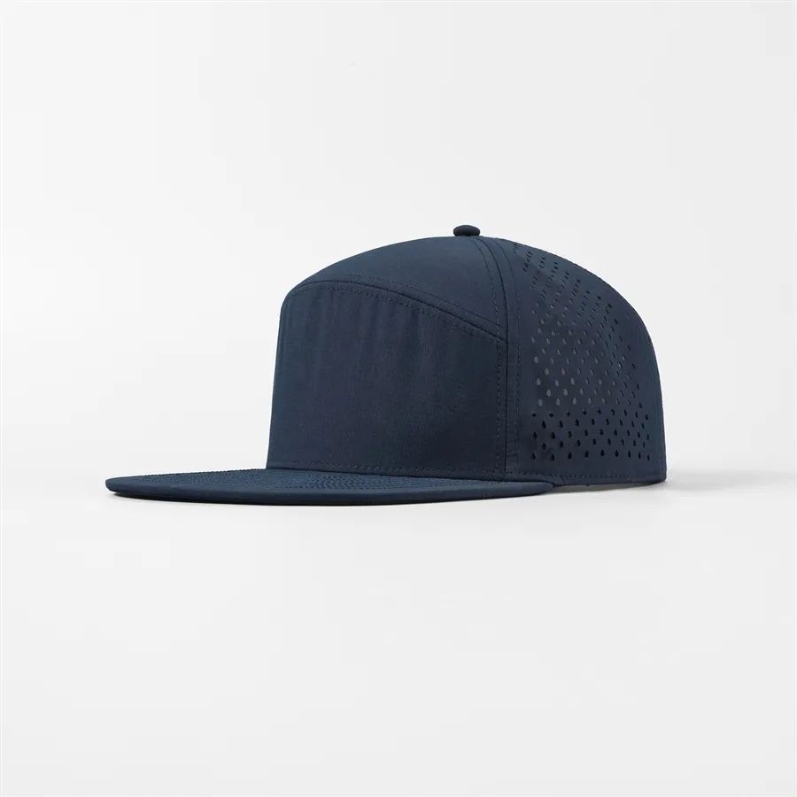 Foremost 6023 - Perforated Water Repellent Snapback Flat Bill Hat