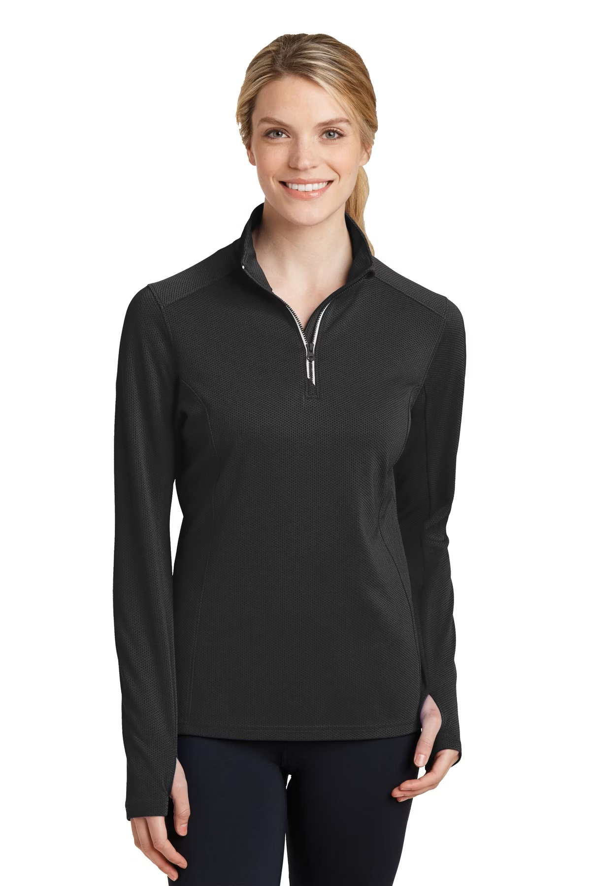 Sport Tech - Women's Sport-Wick Textured 1/4-Zip Pullover