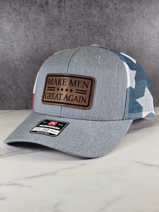 "Make Men Great Again" Leather-Patched Hat - Richardson 112