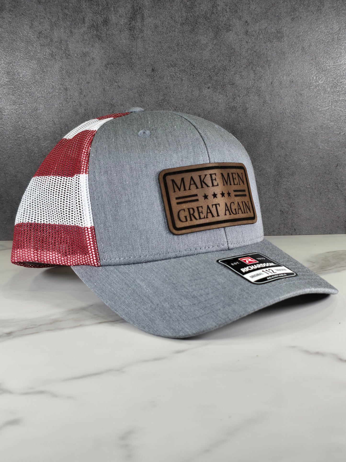 "Make Men Great Again" Leather-Patched Hat - Richardson 112