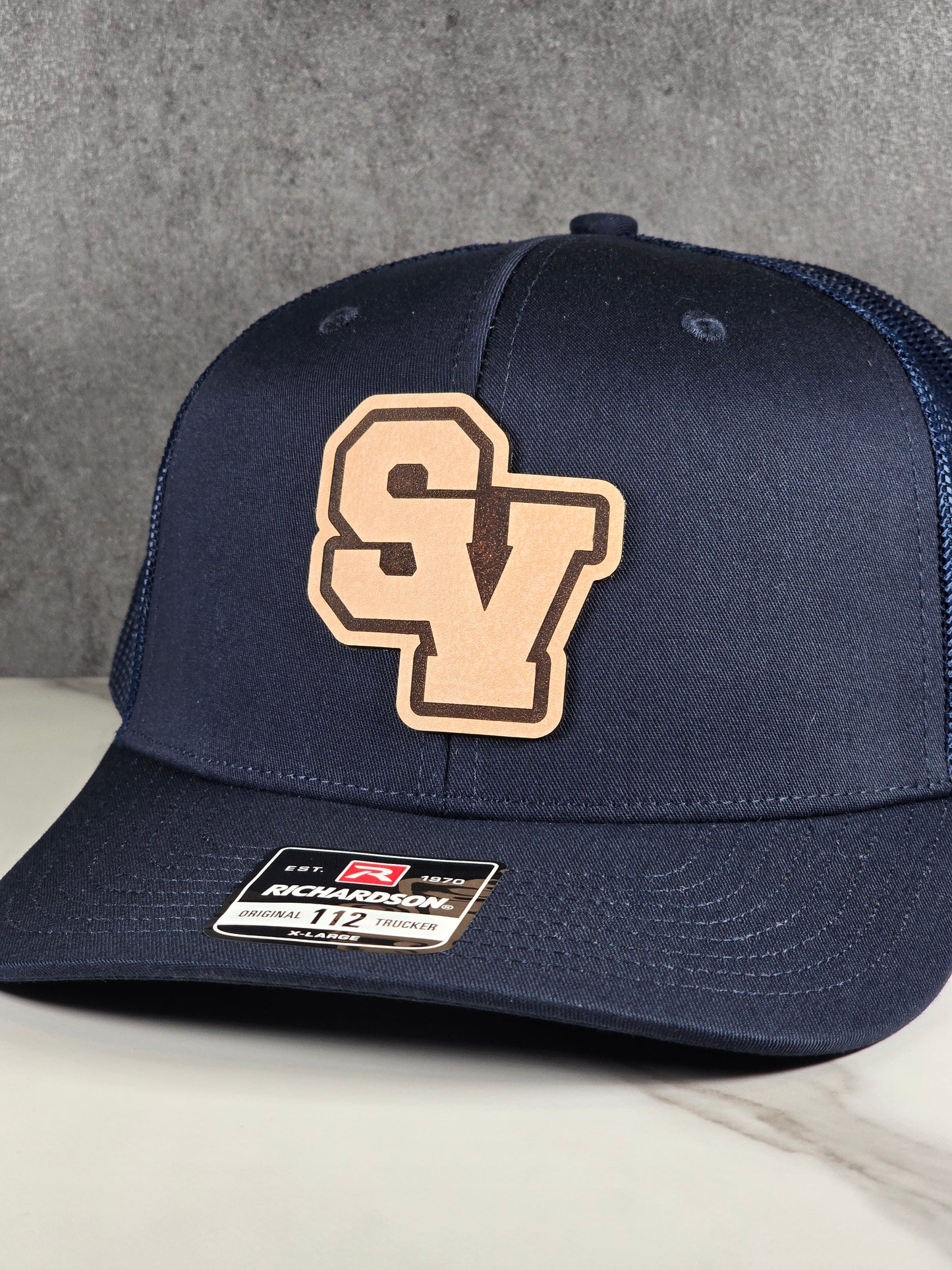 "SV" Rangers Leather Patch Hat