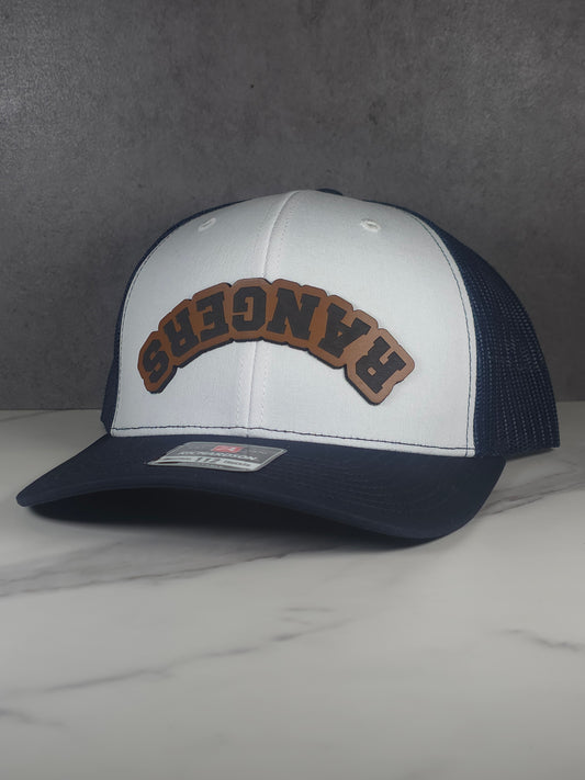 "RANGERS" Leather Patch Hat