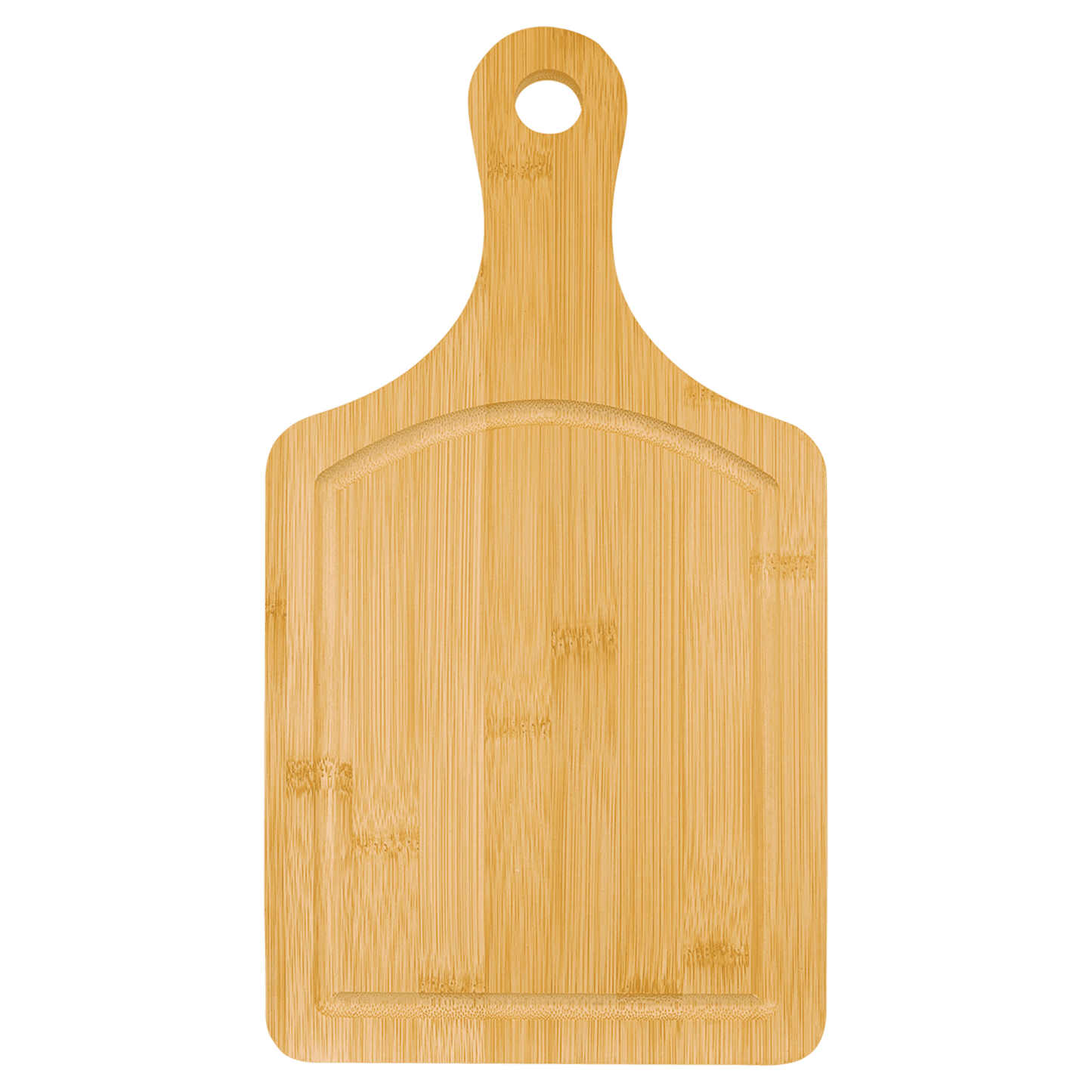 Custom Engraved Paddle Shape Cutting Board