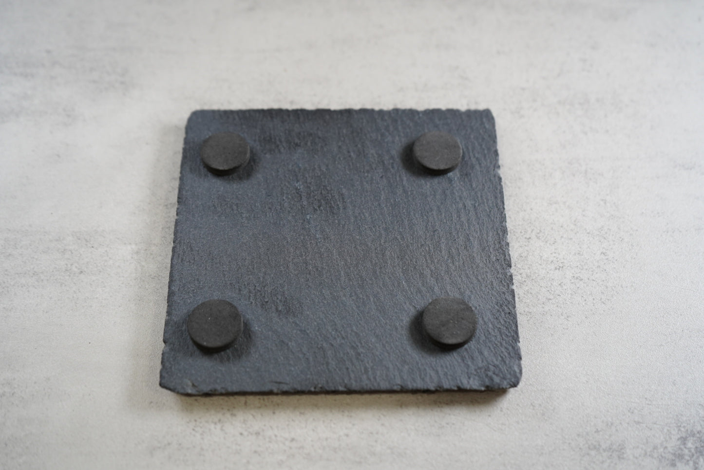 Black Slate Coasters - 4"x4" Square