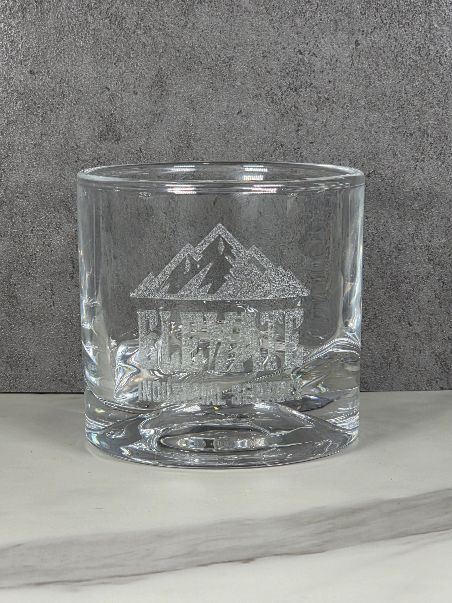 Whiskey Glasses - set of 2 - Single Side Engraving