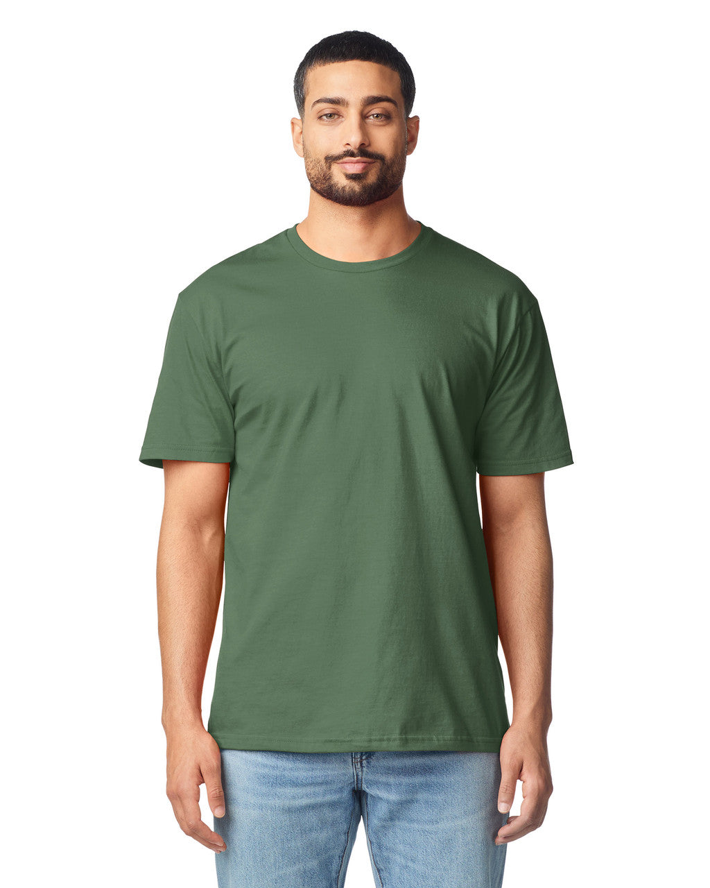 Custom - Short Sleeve Gildan G640 - Military Green