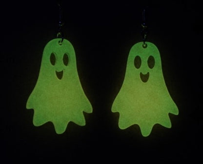"Cute Ghost" Halloween Earring Set  - Acrylic