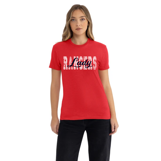 Lady Rangers - Short Sleeve CVC T-Shirt - Heathered