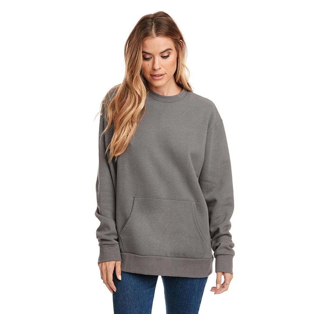 Next Level - 9001 - Unisex Long-Sleeve Crew with Pocket