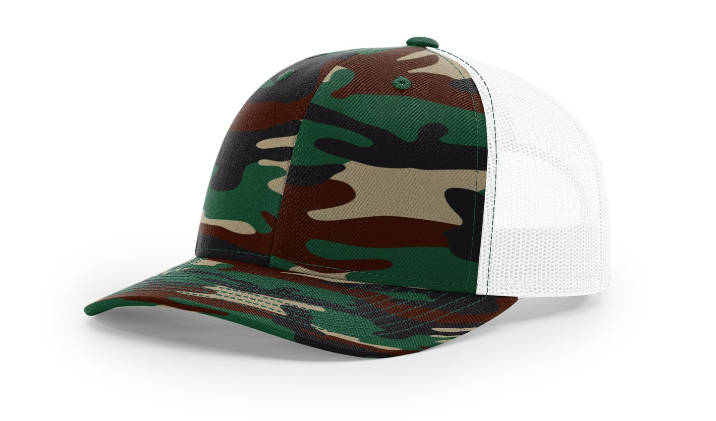 Richardson 112P - Army Camo/White