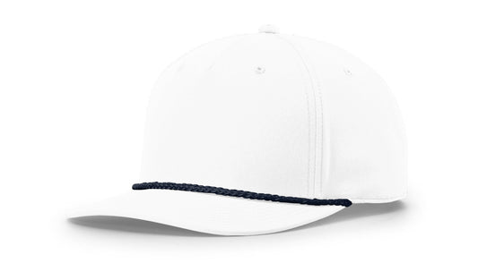 Richardson 258 - White w/ Navy Rope