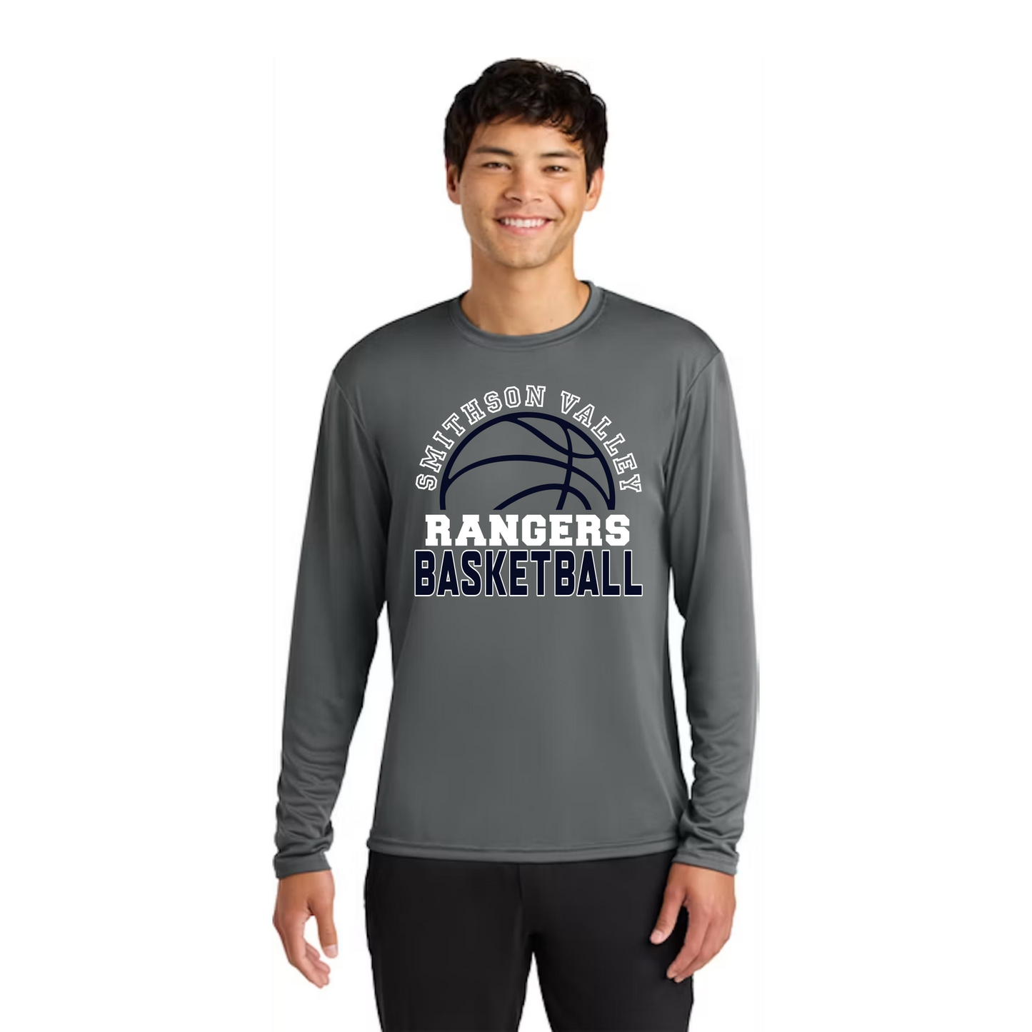 SV Basketball - Long Sleeve Dri-Fit T-Shirt - Graphite