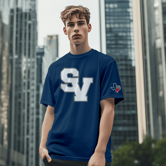 SV - Texas Flag Silhouette Sleeve - TShirt