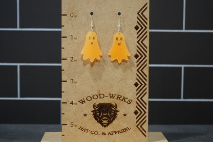 "Cute Ghost" Halloween Earring Set  - Acrylic