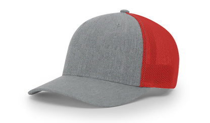 Richardson 110 - Heather/Red w/Custom Leather Patch
